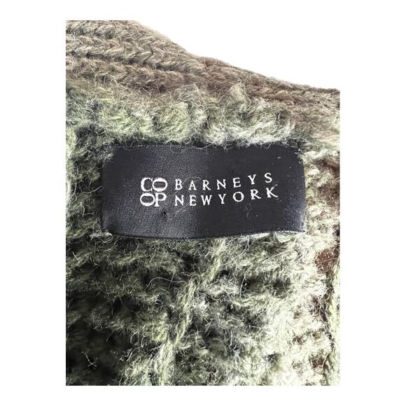 Barney’s Cardigan Sweater Vest Alpaca Wool Acrylic knit XS New York Green - Picture 9 of 10